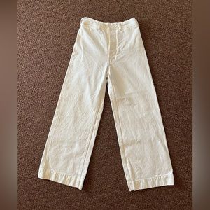 Jesse Kamm White Sailor Pant XS